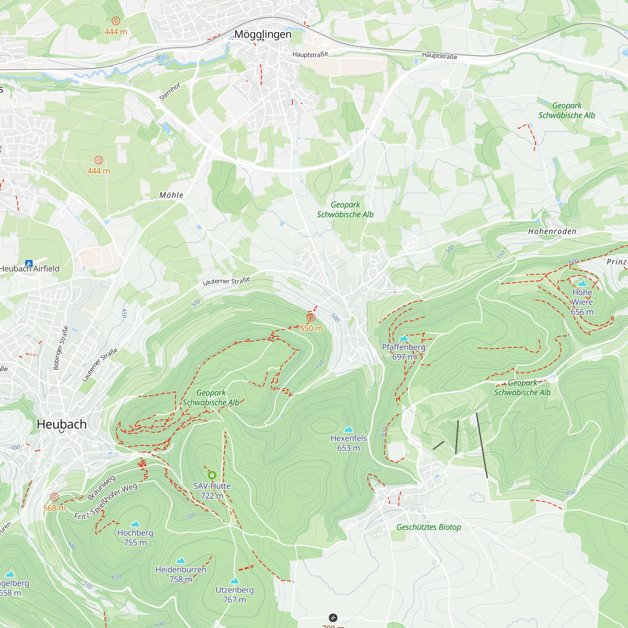 Albvereinshütte map