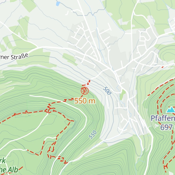 Map of Albvereinshütte