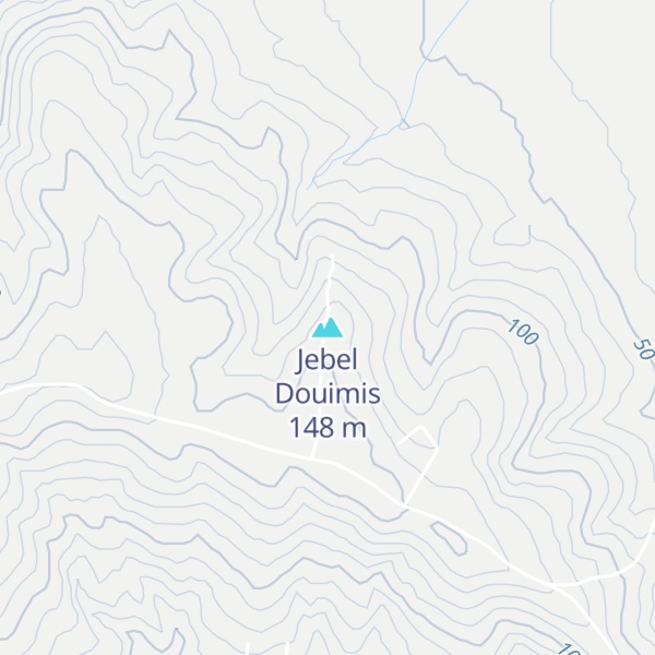 Map of Jebel Douimis