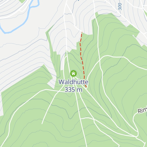 Map of Waldhütte