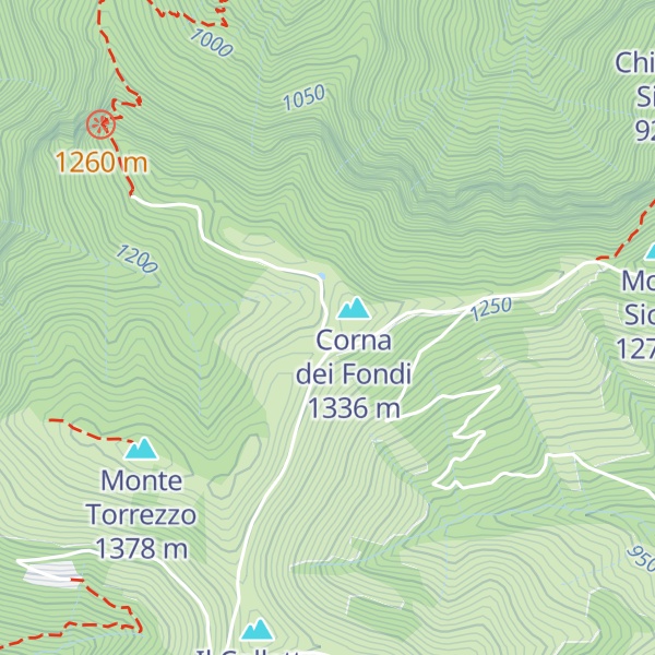 Map of Malga Torrezzo