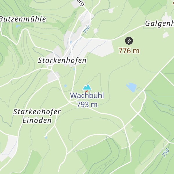 Map of Wachbühl