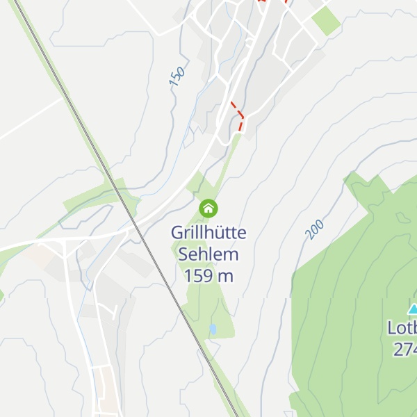 Map of Grillhütte Sehlem
