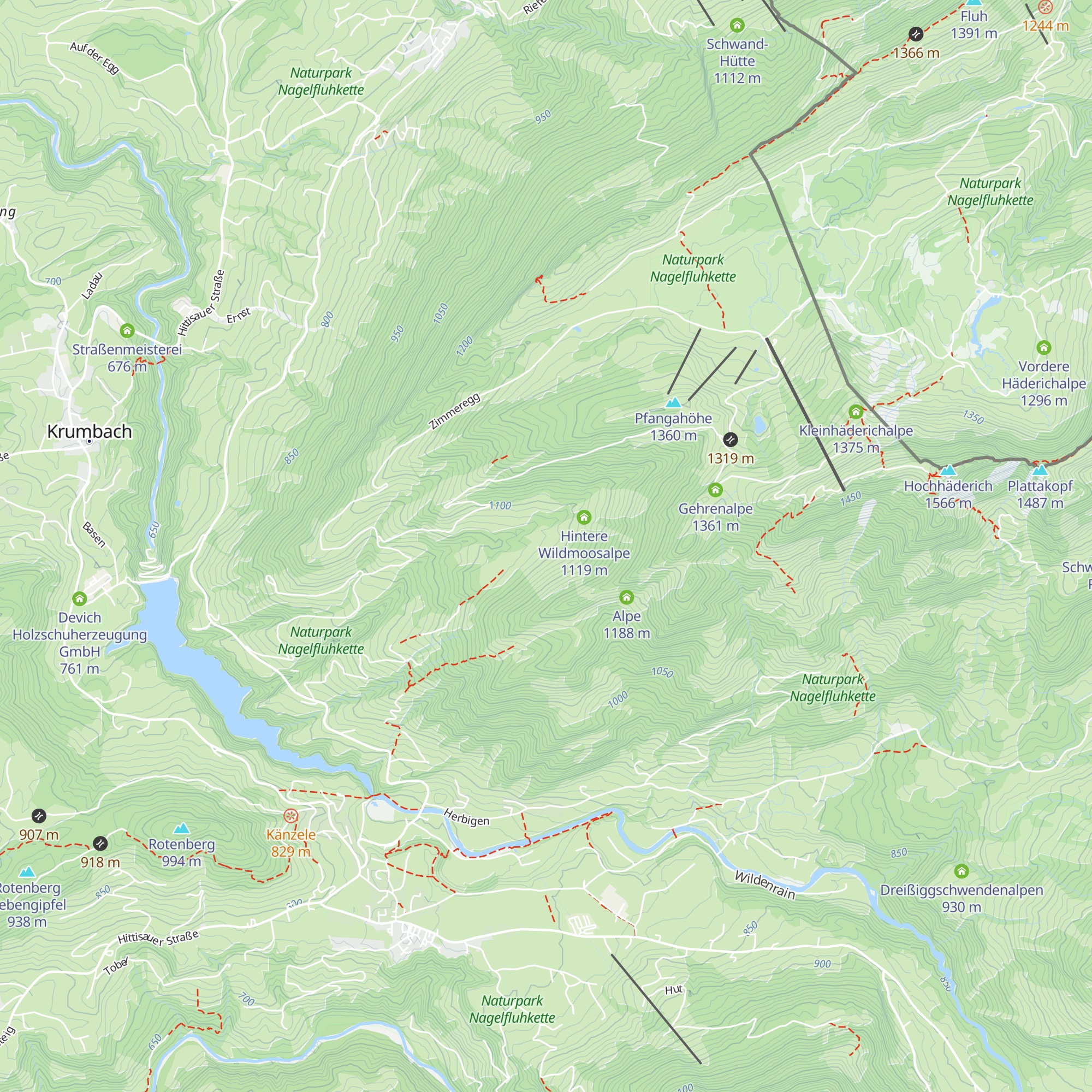 Vordere Wildmoosalpe map