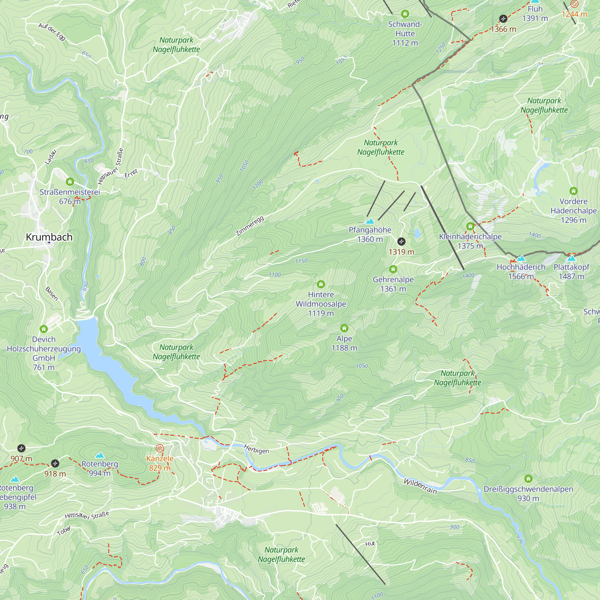 Vordere Wildmoosalpe map