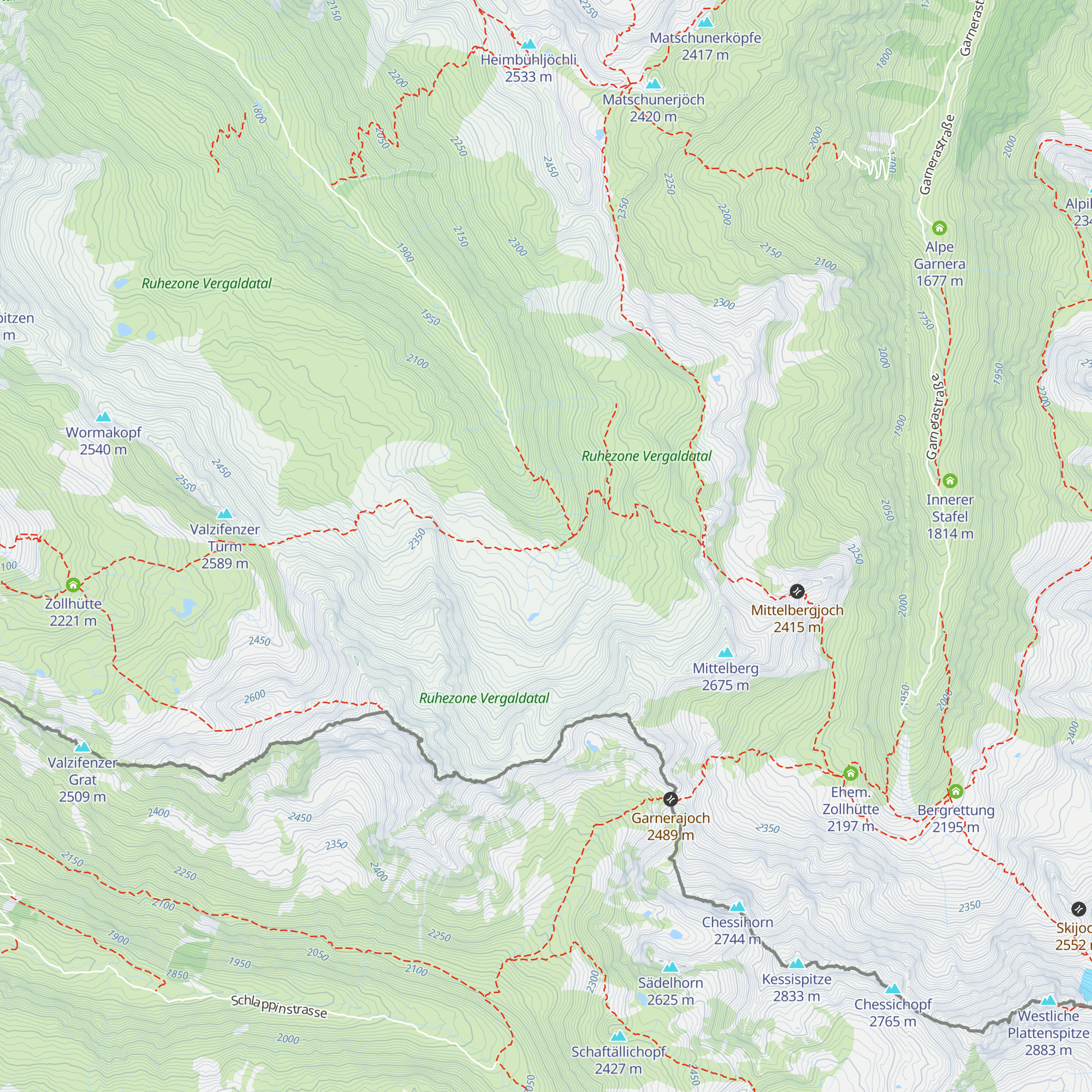 Zollwachhütte map