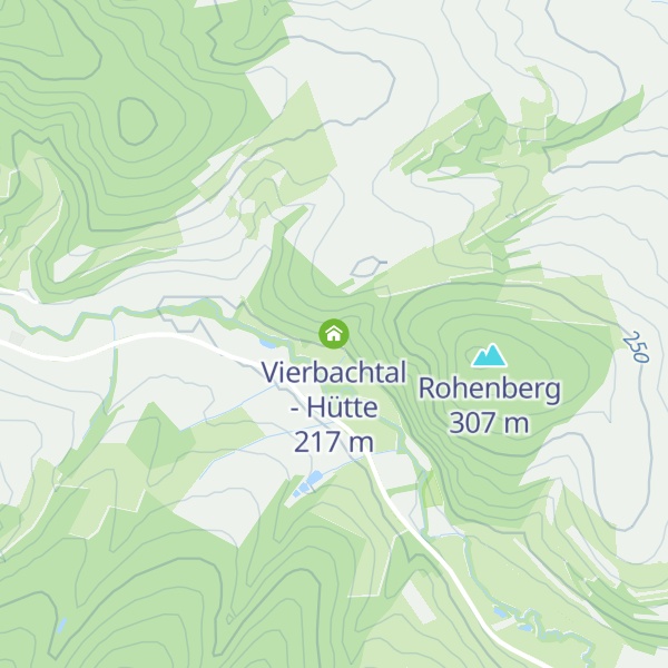 Map of Vierbachtal - Hütte