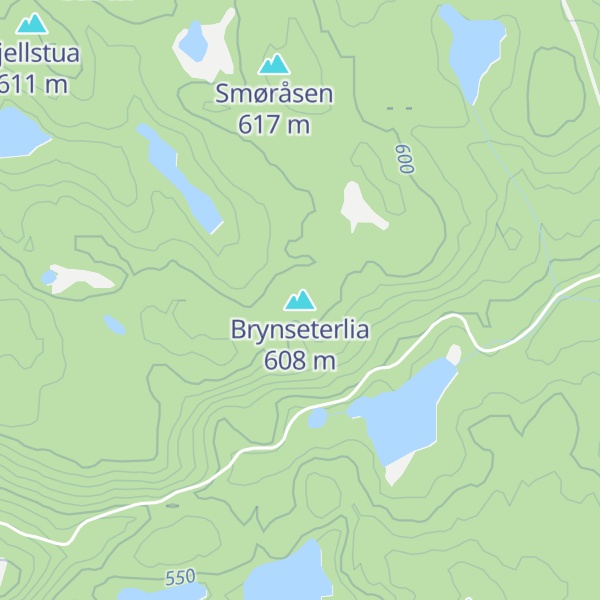 Map of Brynseterlia