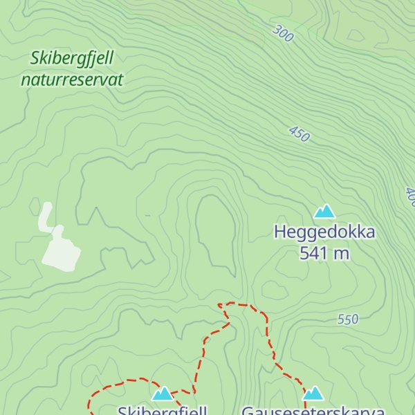 Map of Kirkefjell