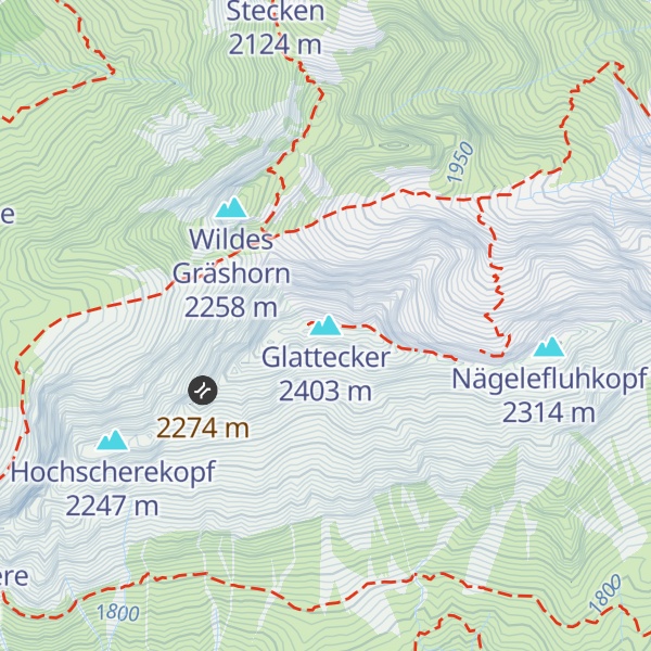 Map of Glattecker