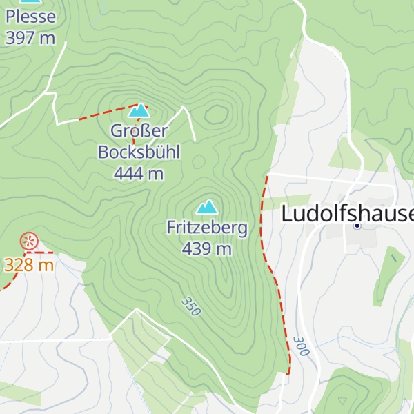 Map of Fritzeberg