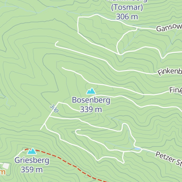 Map of Bosenberg
