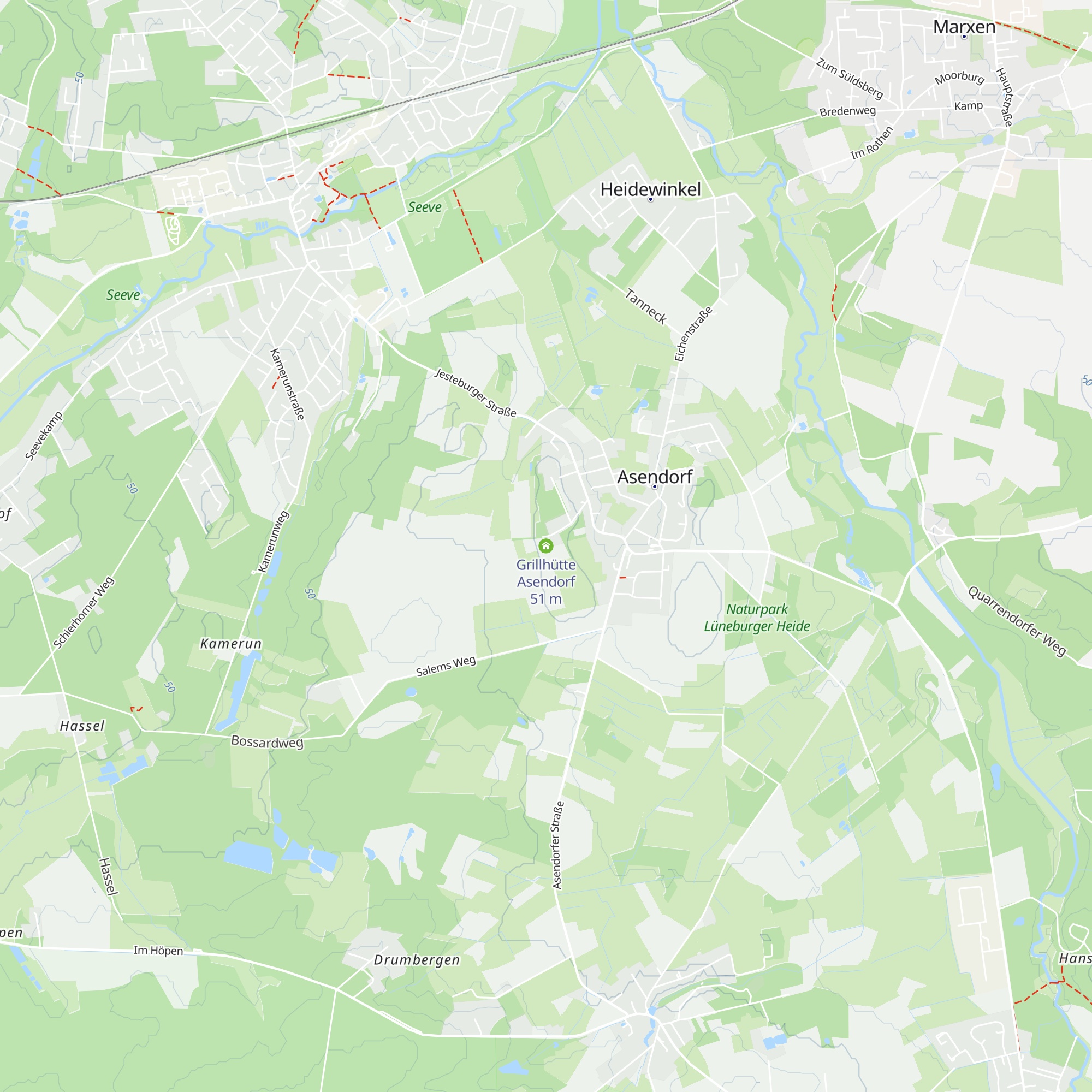 Grillhütte Asendorf map