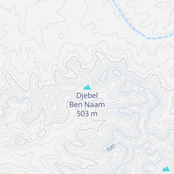 Map of Djebel Ben Naam
