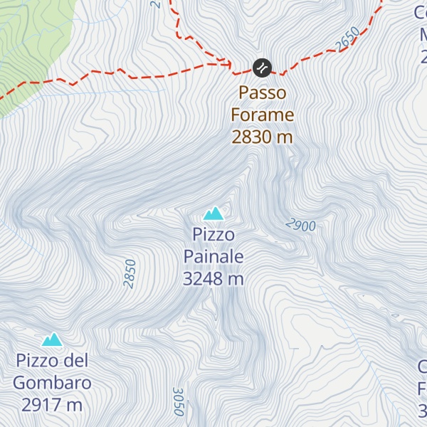 Map of Pizzo Painale