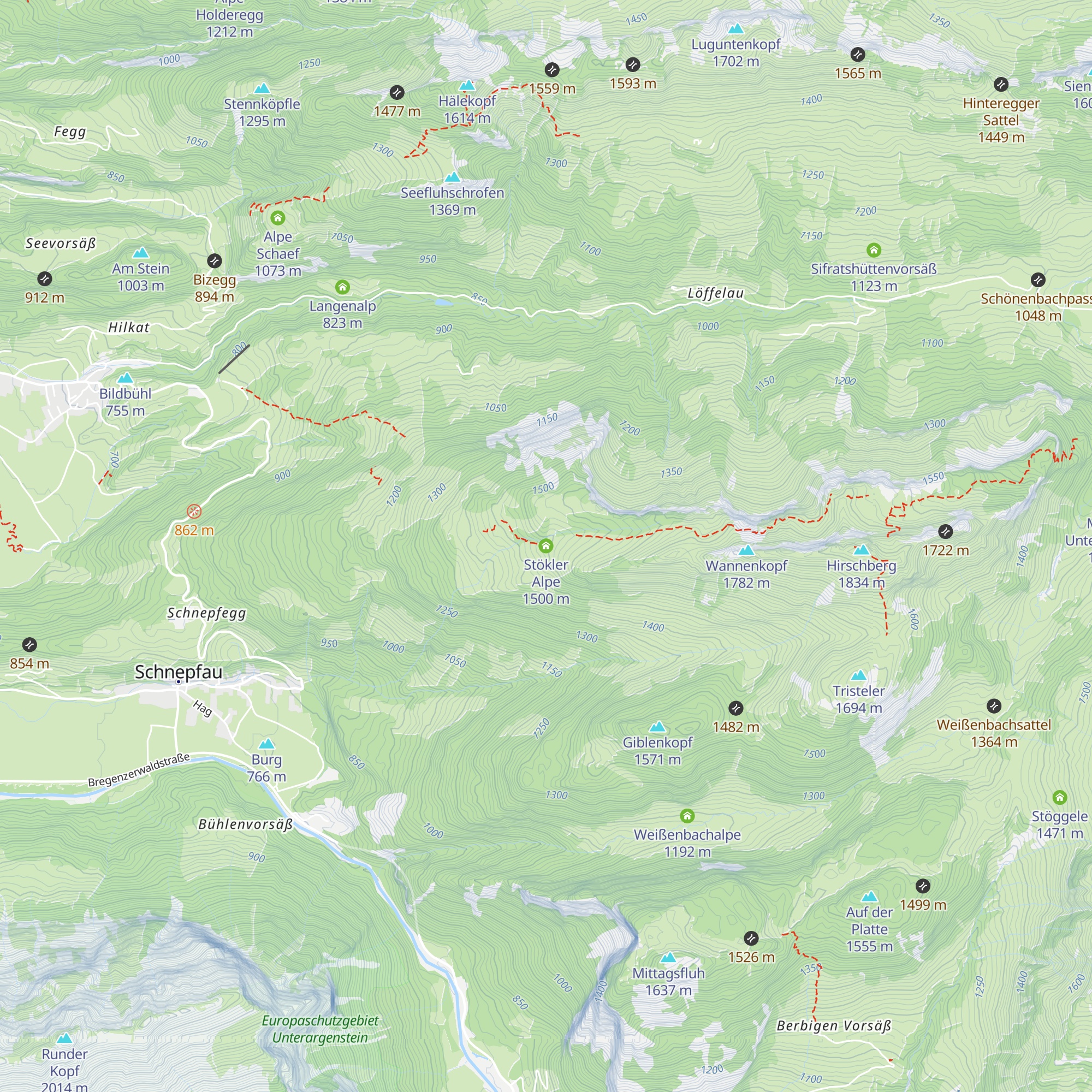 Stökler Alpe map
