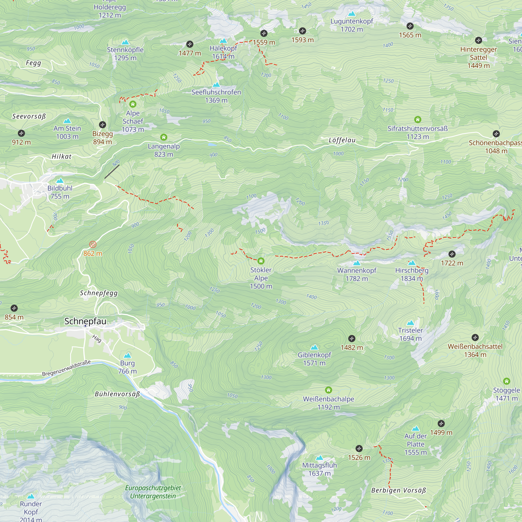 Stökler Alpe map