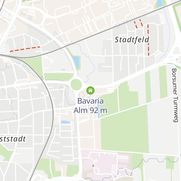 Map of Bavaria Alm
