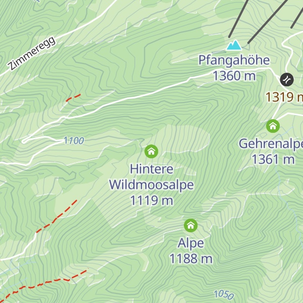 Map of Hintere Wildmoosalpe