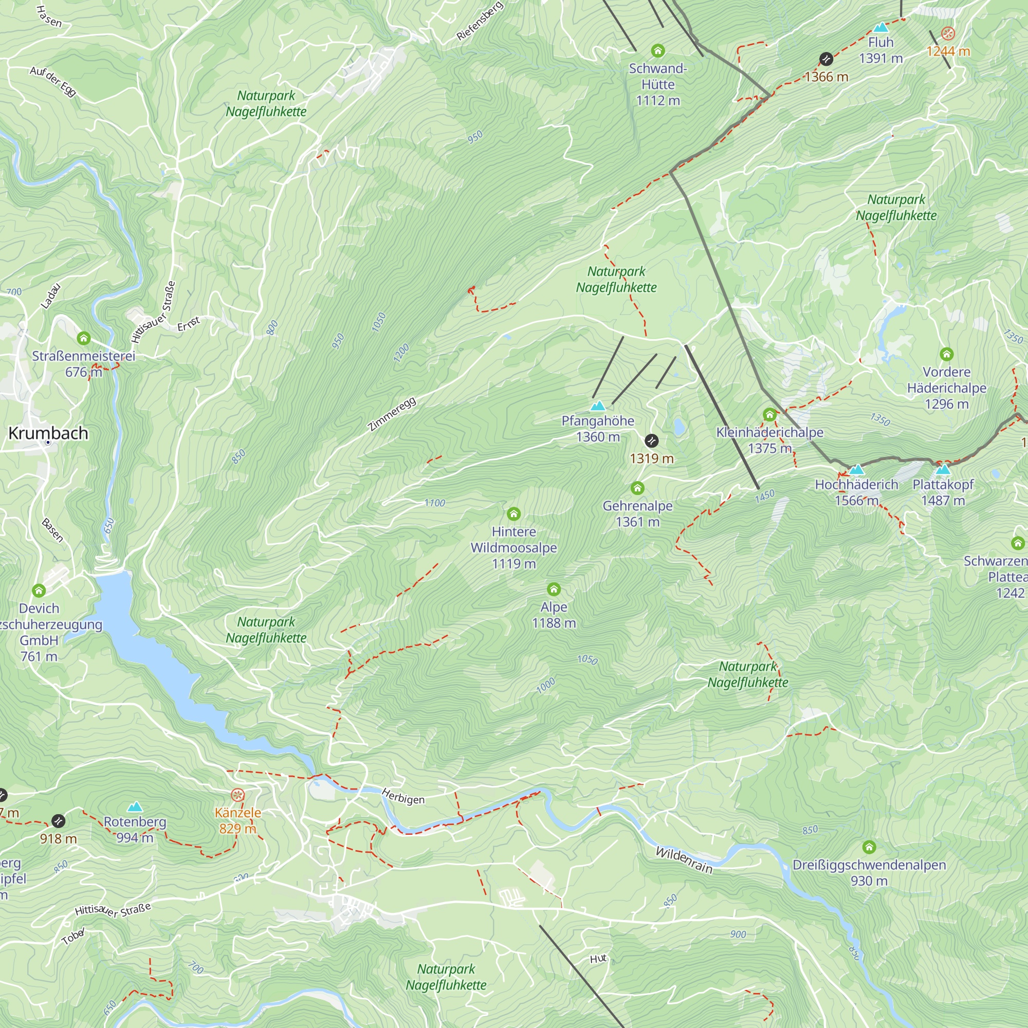 Hintere Wildmoosalpe map