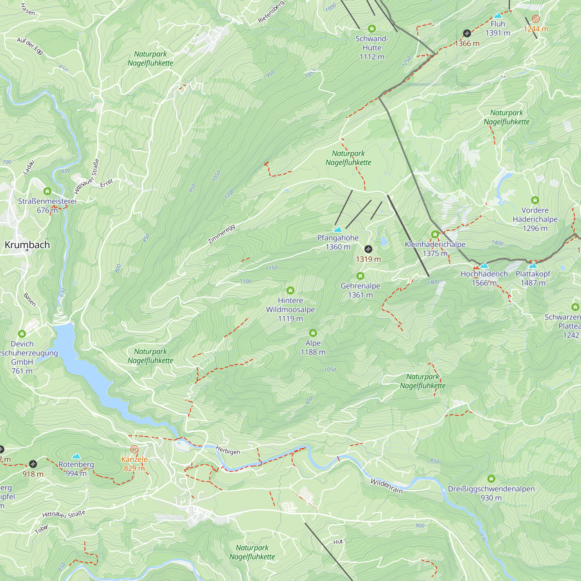 Hintere Wildmoosalpe map