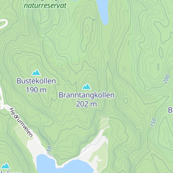 Map of Branntangkollen