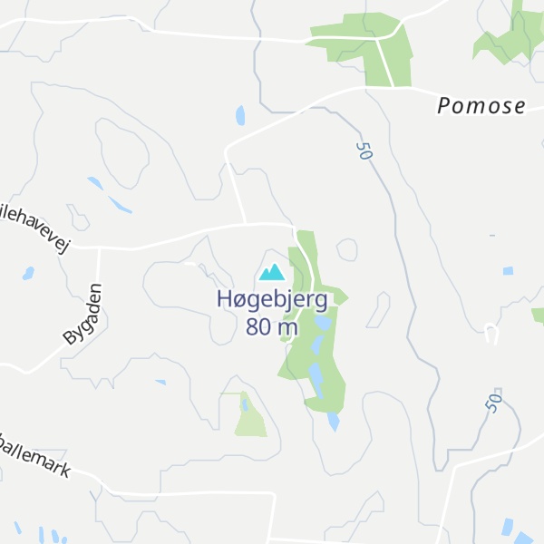 Map of Høgebjerg