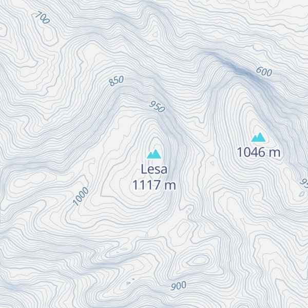 Map of Lesa