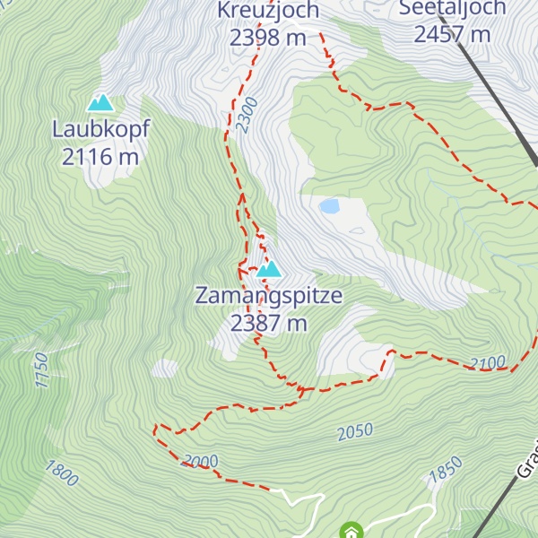 Map of Zamangspitze