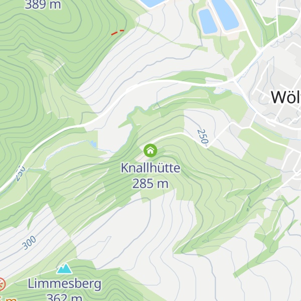 Map of Knallhütte