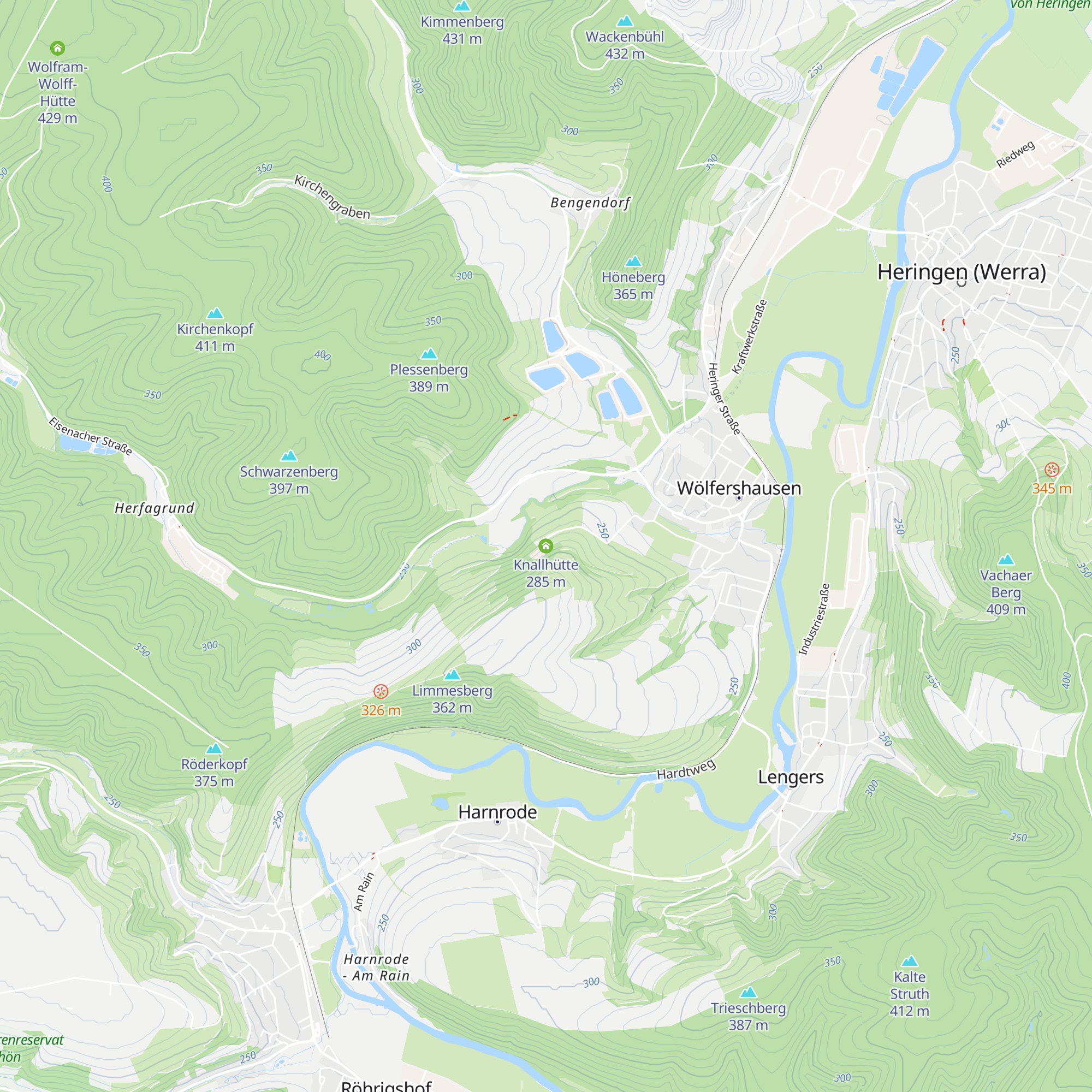 Knallhütte map