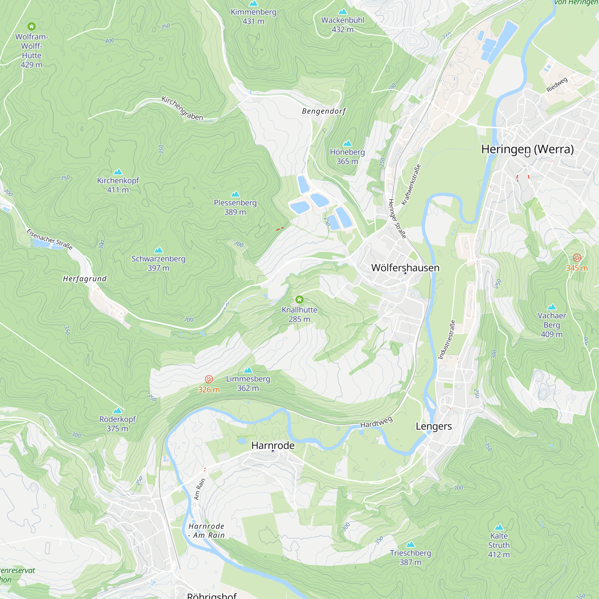 Knallhütte map