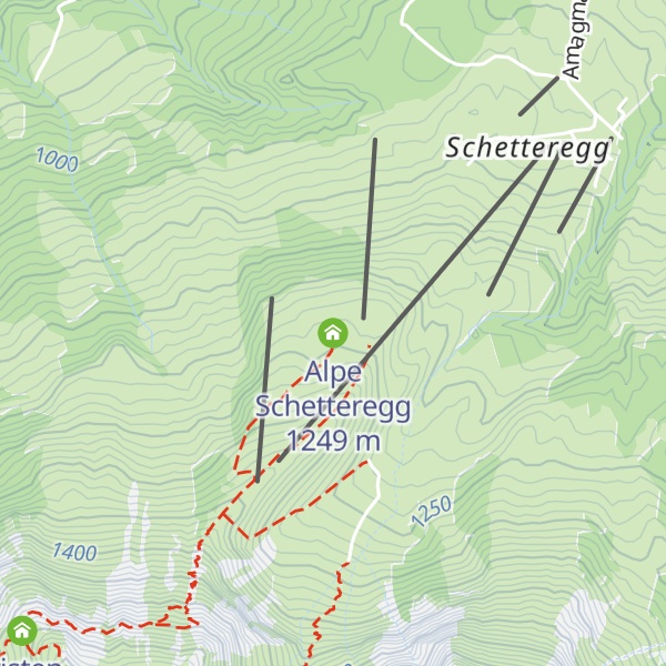 Map of Alpe Schetteregg
