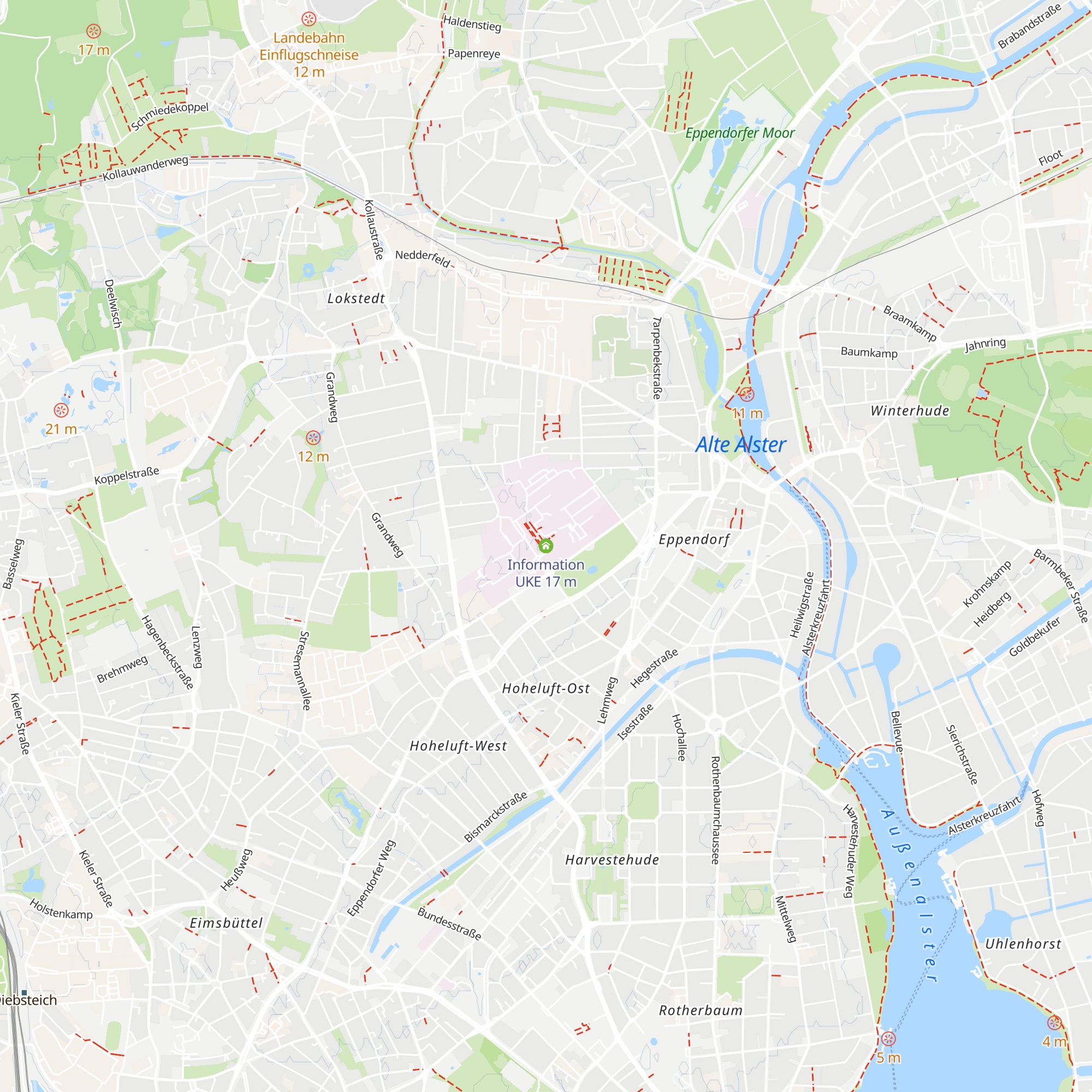 Information UKE map