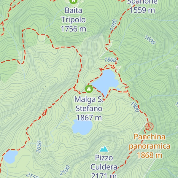 Map of Malga S. Stefano