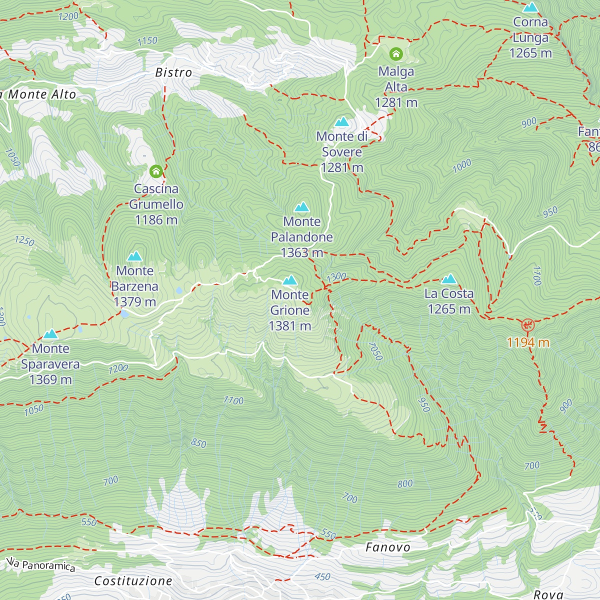 La Maregorda map
