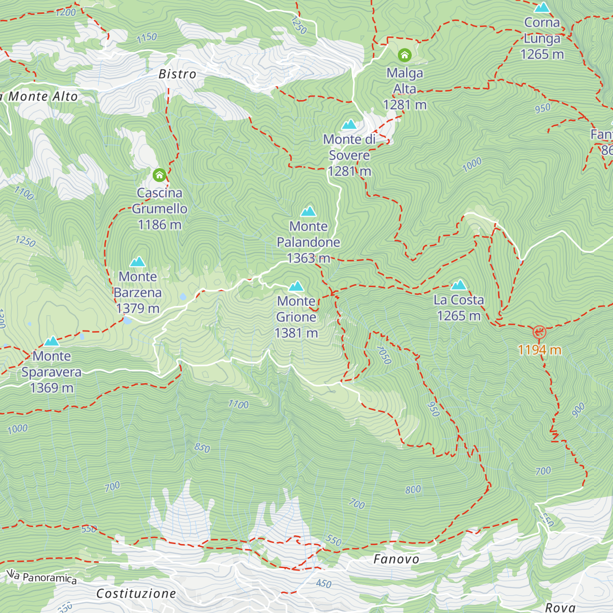 La Maregorda map