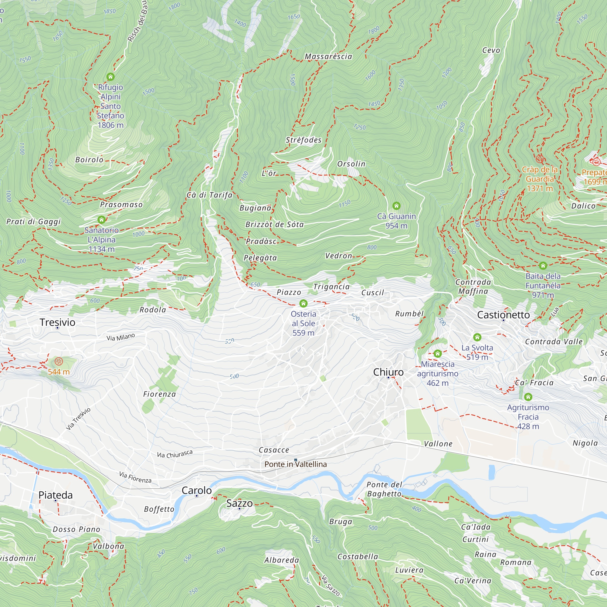 Osteria al Sole map