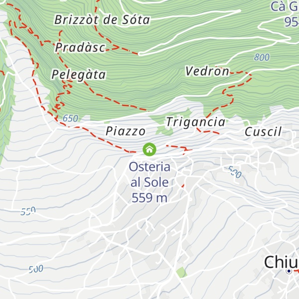 Map of Osteria al Sole