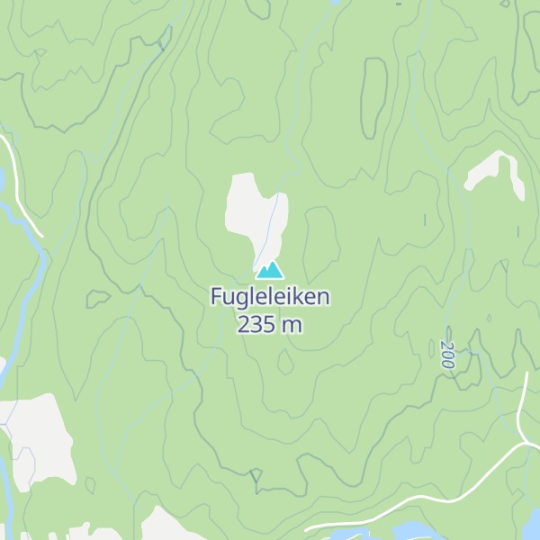 Map of Fugleleiken