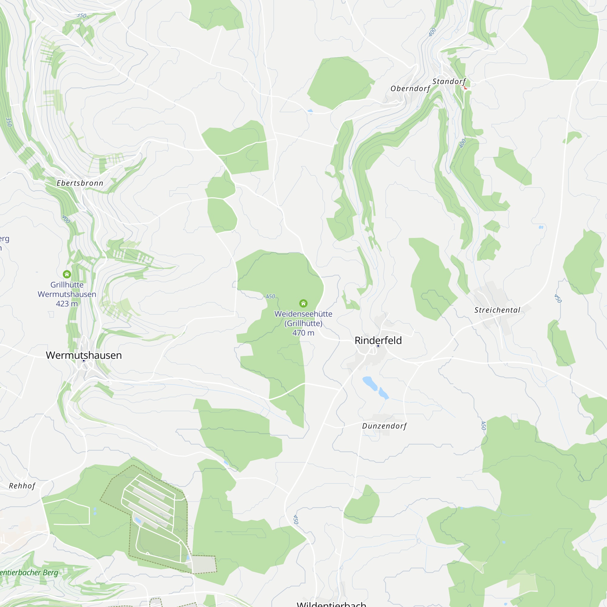 Weidenseehütte (Grillhütte) map
