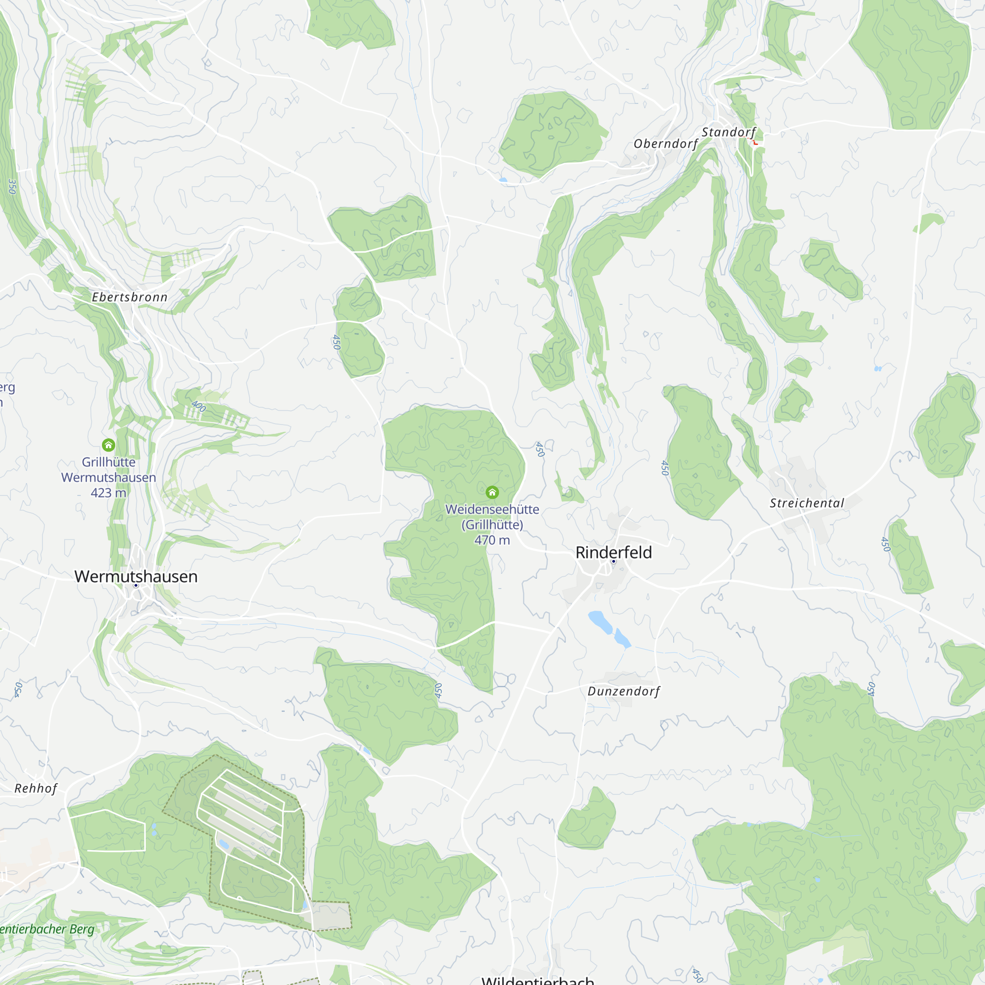 Weidenseehütte (Grillhütte) map