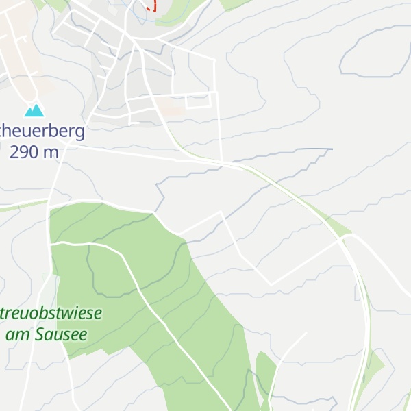 Map of Hohes Kreuz
