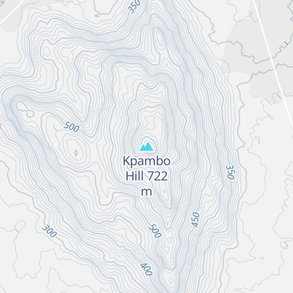 Map of Kpambo Hill