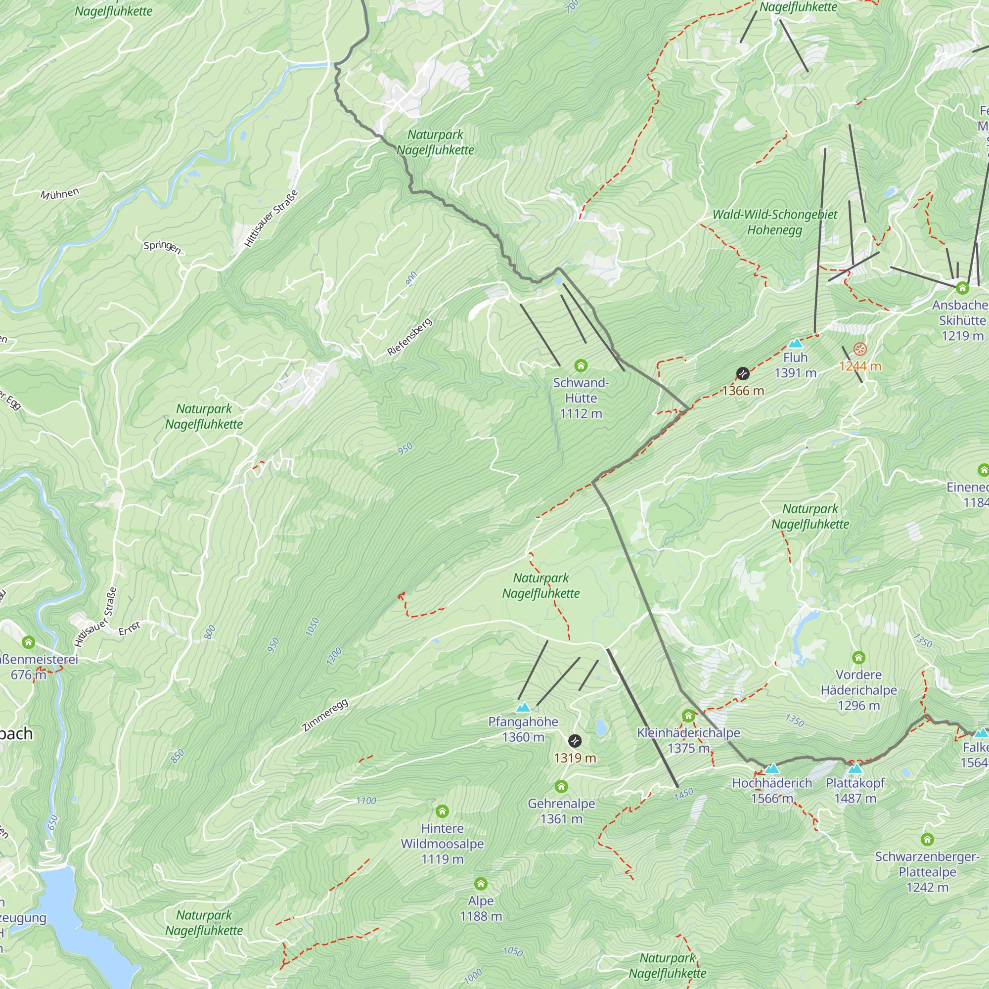 Nollenalpe map