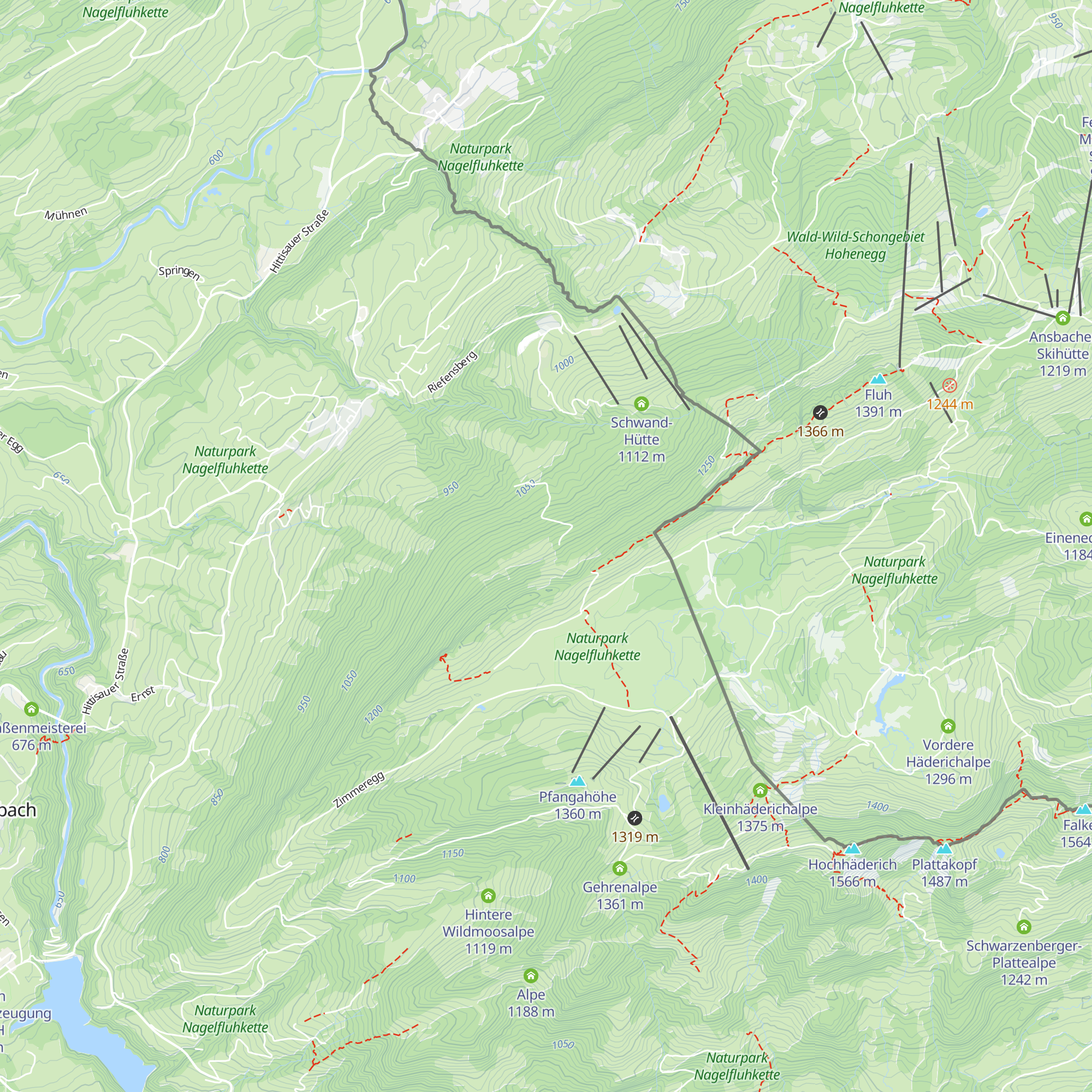 Nollenalpe map