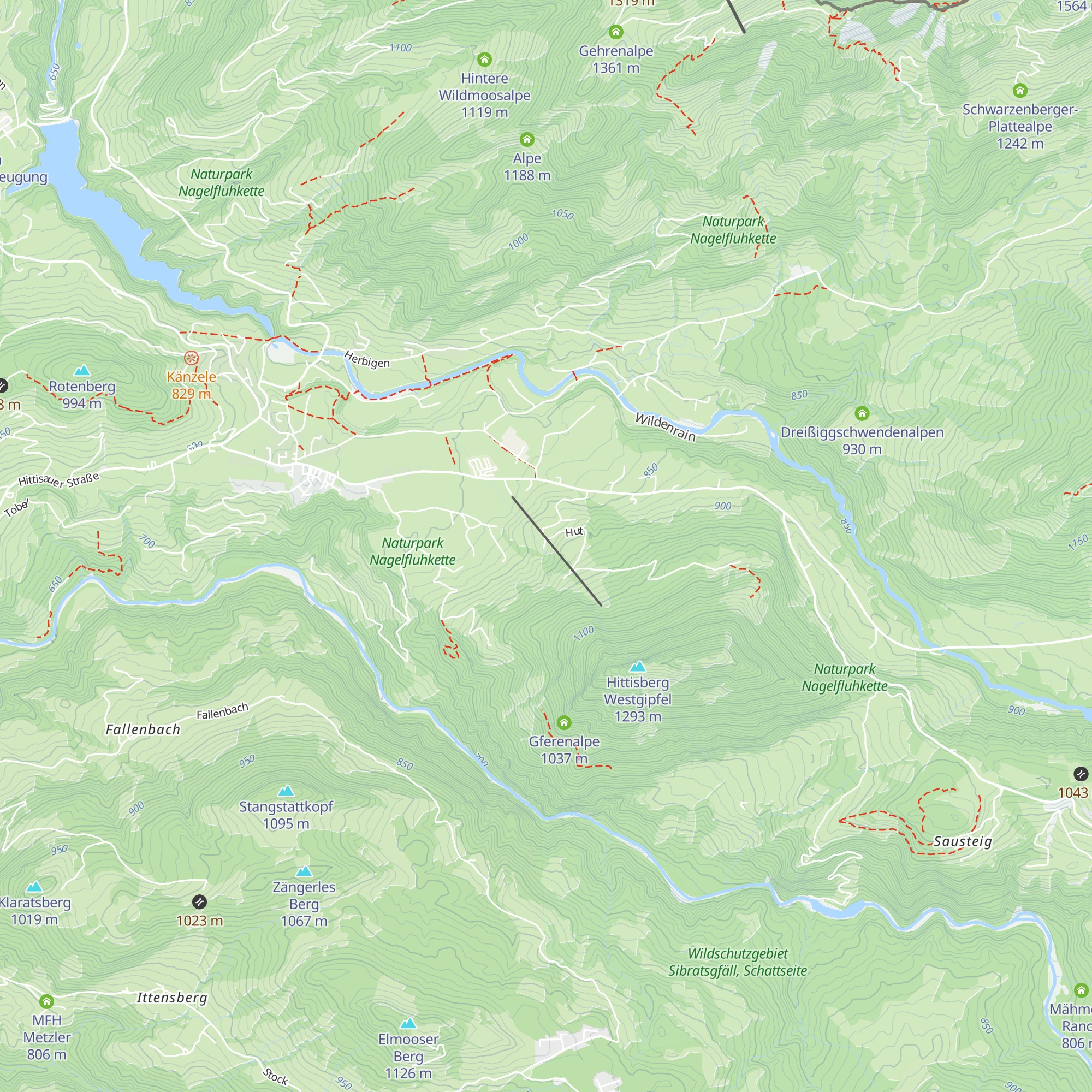 Holzbänkle map