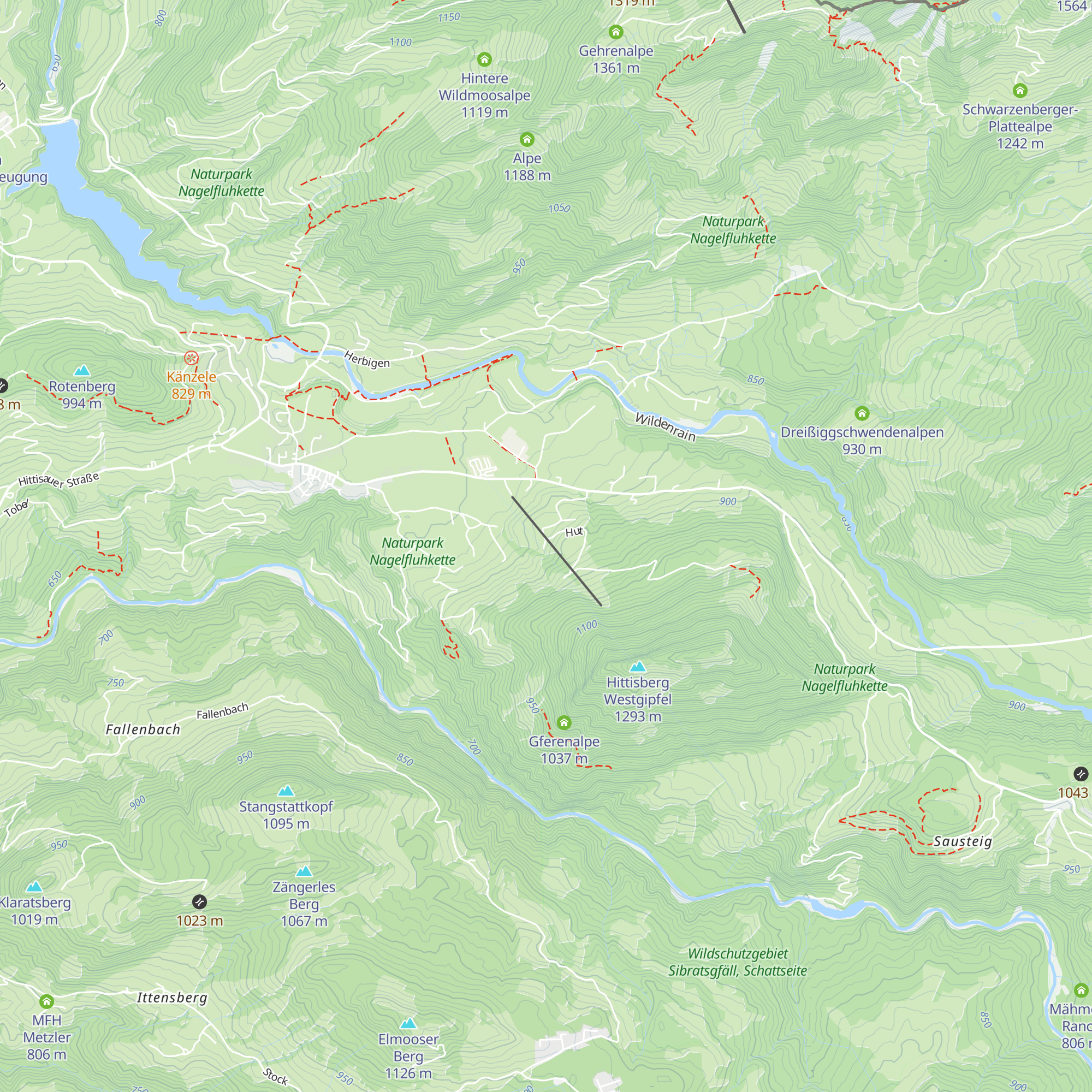 Holzbänkle map