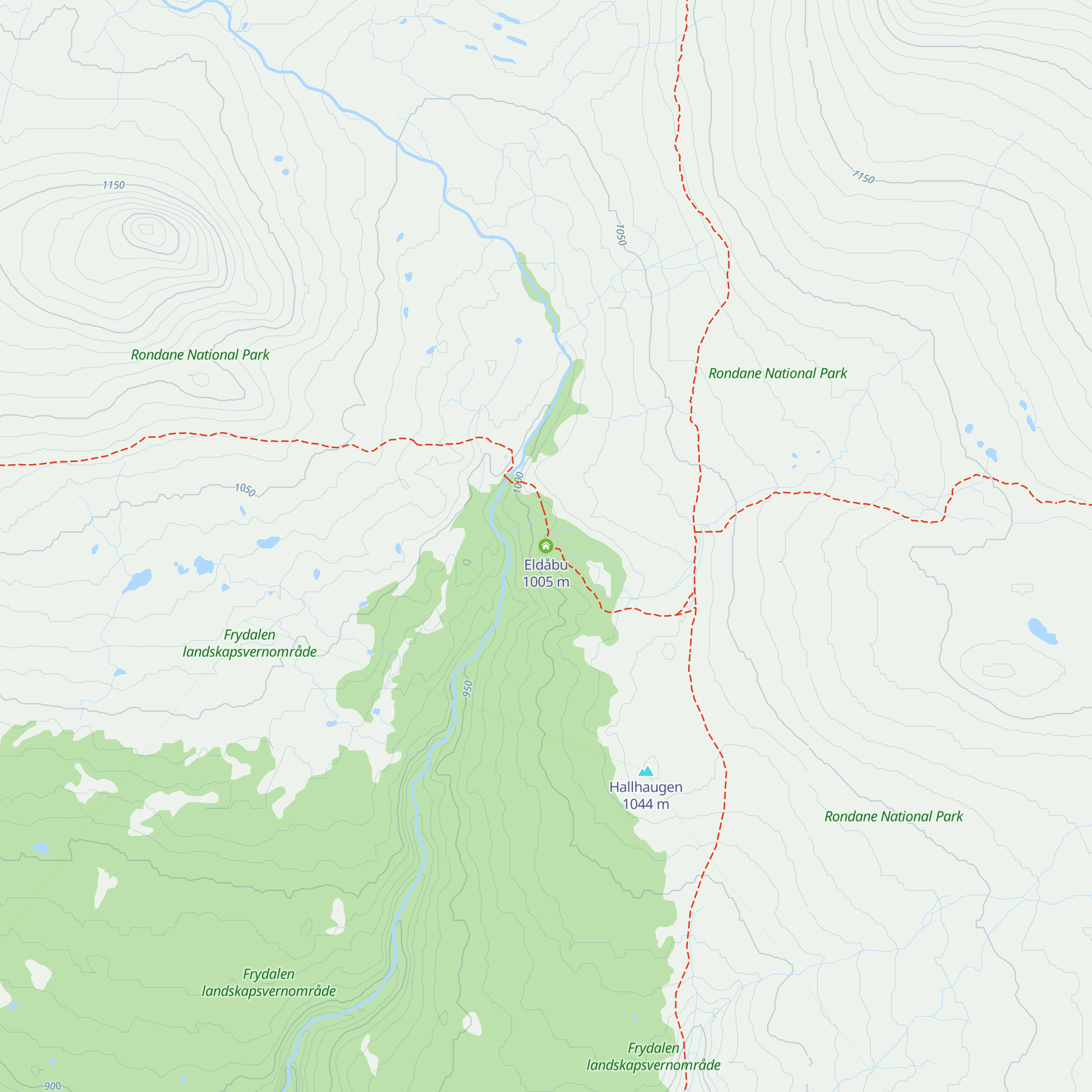 Eldåbu map