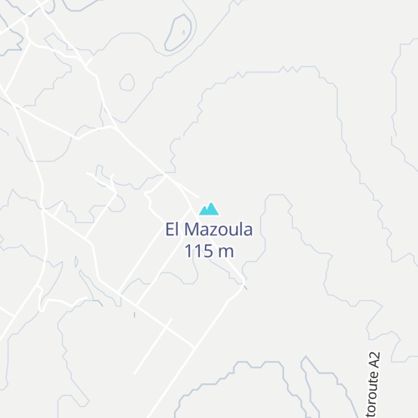 Map of El Mazoula